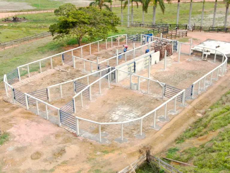 Curral Convencional C41 em concreto pré-moldado protendido e autoadensável da Currais Itabira.