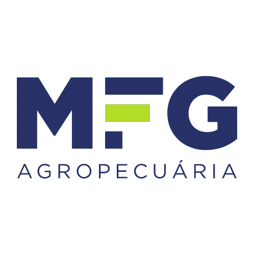 Logo da MFG Agropecuária, uma das clientes da Currais Itabira.